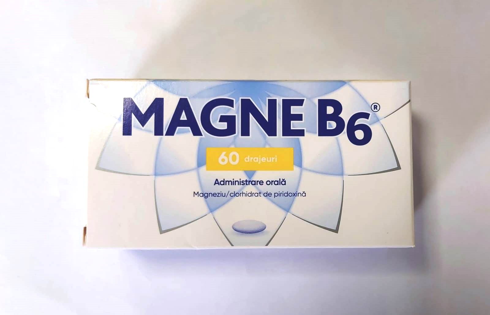 Afectiuni neurovegetative - Magne B6, 60 drajeuri, farmacieieftina.ro