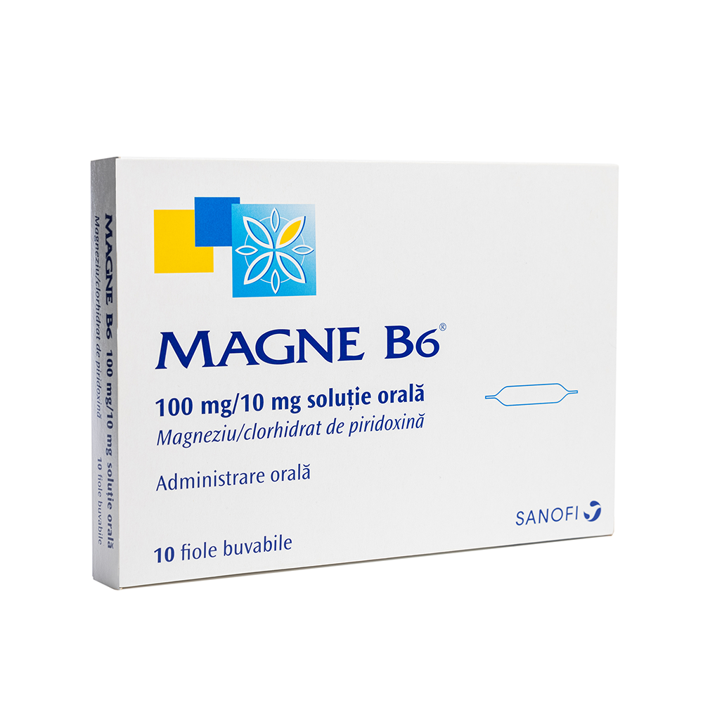 Oboseala si stres - Magne B6 Solutie ,10 ml, farmacieieftina.ro