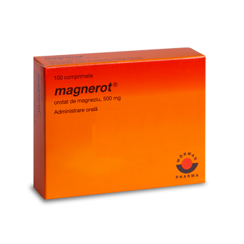 Oboseala si stres - Magnerot, 500 mg, 100 Comprimate, WorwaGPharma, farmacieieftina.ro