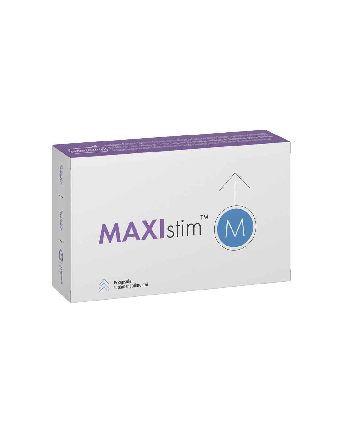 Tonice sexuale - Maxistim M 15 capsule, farmacieieftina.ro