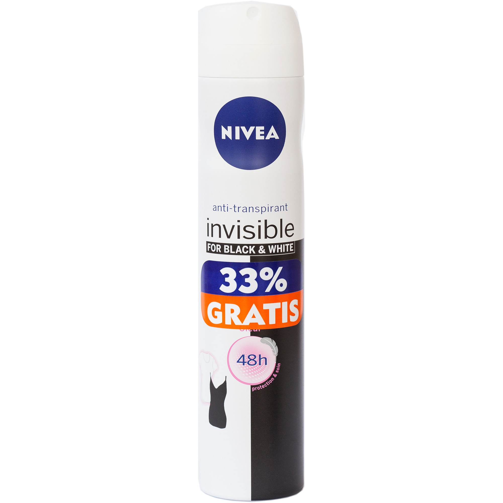 Antiperspirante si deodorante - Nivea  Deodorant  Spray Black & White Clear N82238, farmacieieftina.ro