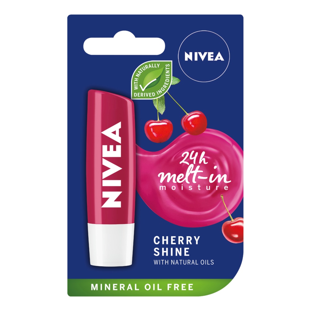 Ingrijire buze - Nivea  Fruity Shine Balsam de Buze Cherry 4,8 G N85077, farmacieieftina.ro