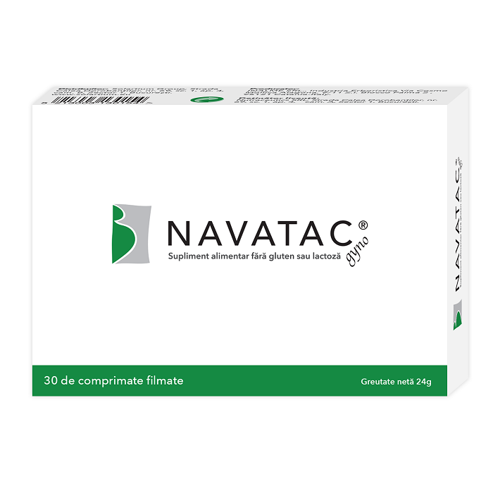Afectiuni digestive si intestinale - Navatac Gyno, 30 Comprimate, Meditrina Pharmaceuticals, farmacieieftina.ro