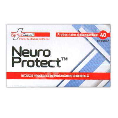 Afectiuni ale circulatiei - Neuro Protect, 40 Comprimate, Farmaclass, farmacieieftina.ro