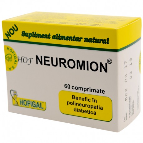Afectiuni neurovegetative - Hof Neuromion, 60 Comprimate, Hofigal, farmacieieftina.ro