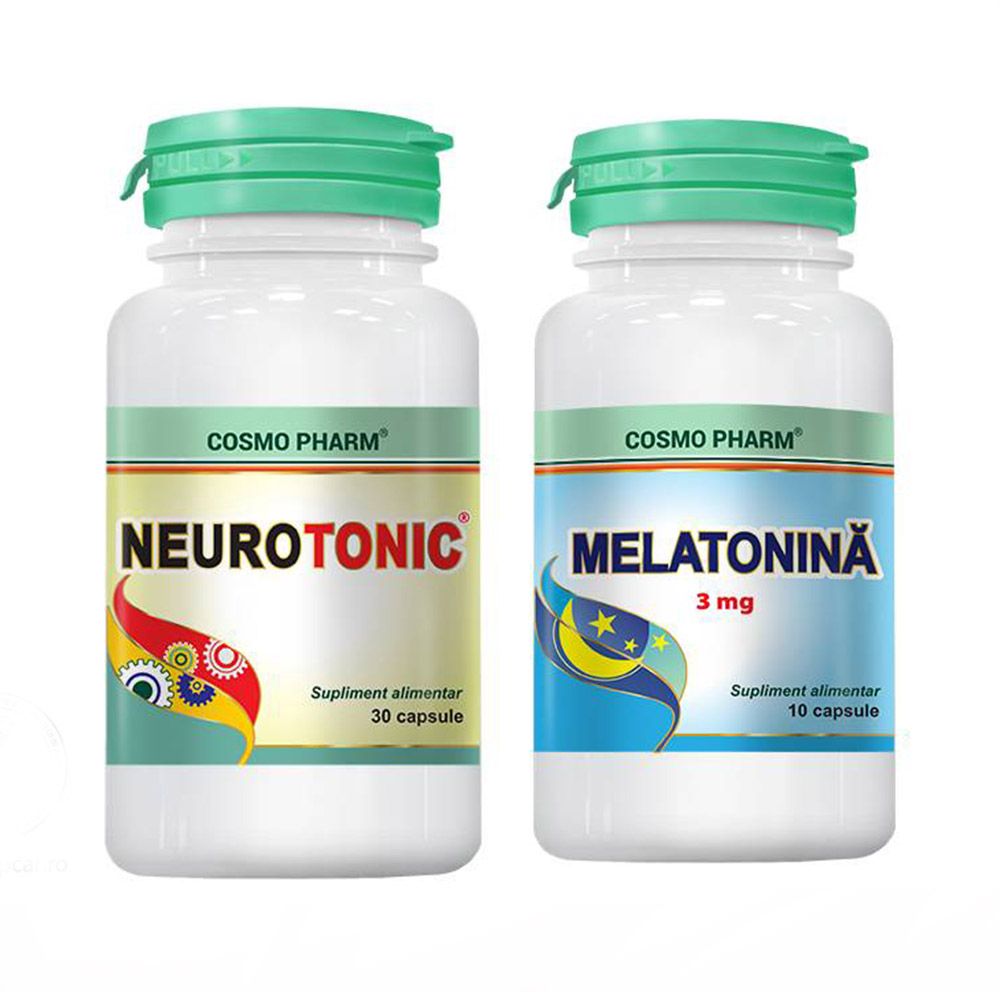 Cosmo Neurotonic 30 capsule + 10 capsule, Cosmo Melatonina