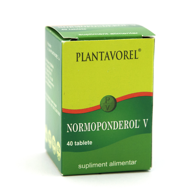 Dieta - Normoponderol, 40 comprimate, farmacieieftina.ro