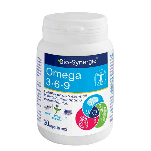 Tonice generale - Omega 3-6-9 ,30 capsule, farmacieieftina.ro