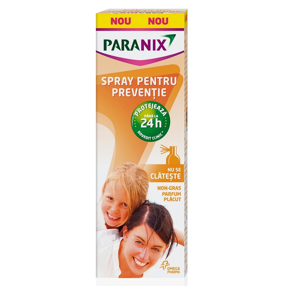 Protectie antiinsecte - PARANIX SPRAY PREVENTIE * 100 ML OMP, farmacieieftina.ro