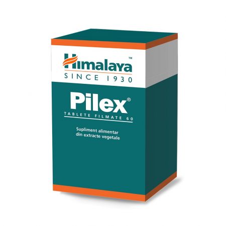 Afectiuni hemoroidale - Pilex, 60 tablete, Himalaya, farmacieieftina.ro