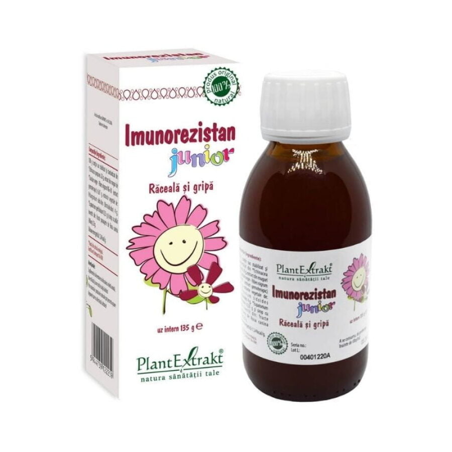 Imunitate - Plantextrakt Imunorezistan Junior 135gr, farmacieieftina.ro