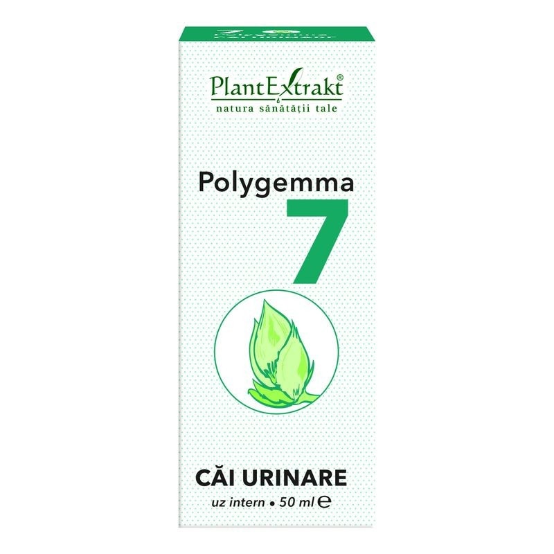 Afectiuni renale si urologice  - Polygemma 7 Cai Urinare, 50 ml, Plant Extrakt, farmacieieftina.ro