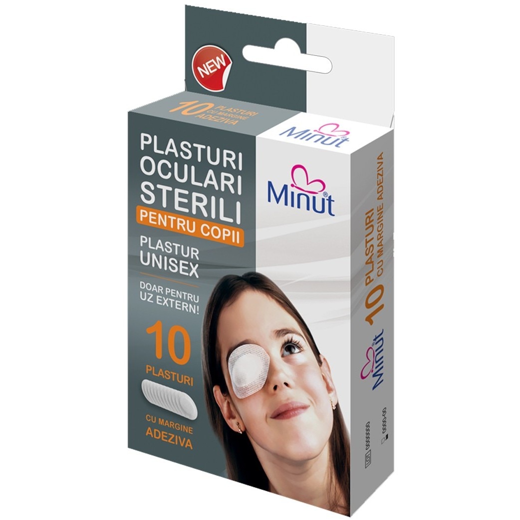 Plasturi oculari - PLASTURI OCHI COPII MINUTX10BUC, farmacieieftina.ro