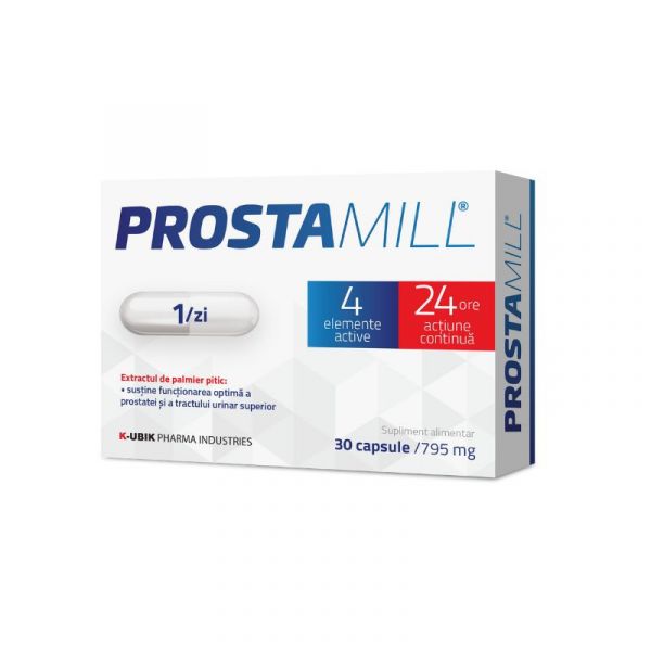 Afectiuni ale prostatei - Prostamill 30 cps, farmacieieftina.ro