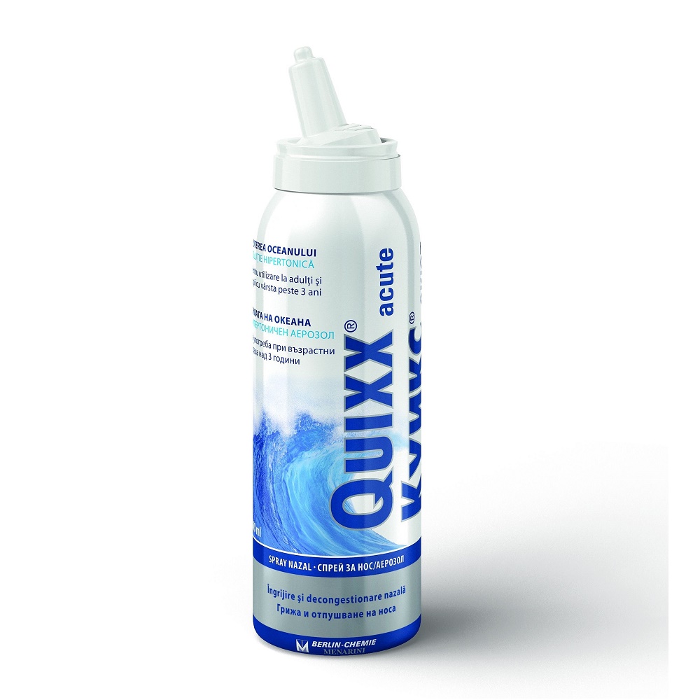 Nas infundat - Spray Nazal Quixx Acute, 100 ml, Berlin-Chemie Ag, farmacieieftina.ro