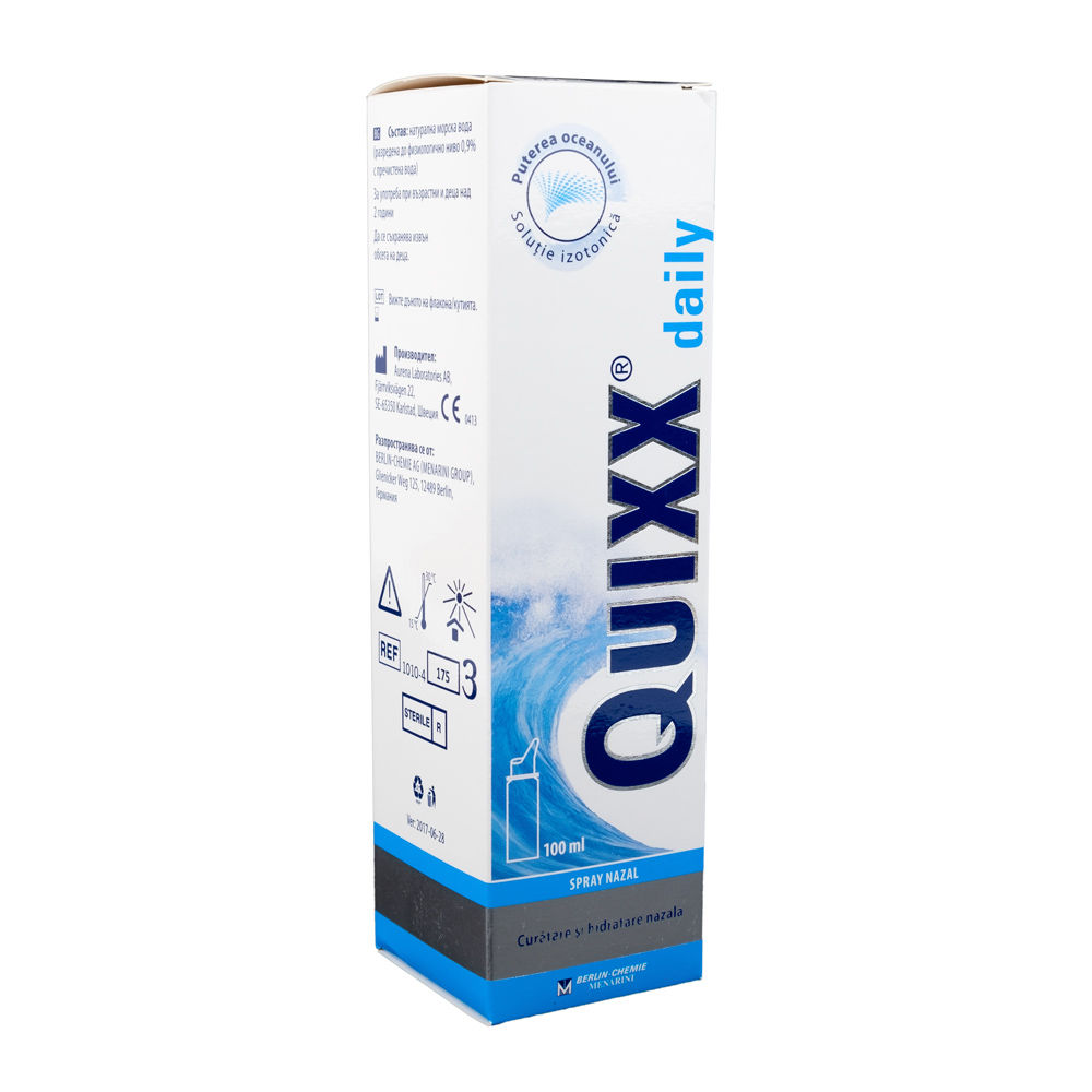 Nas infundat - Spray Nazal Quixx Daily, 100 ml, Berlin-Chemie Ag, farmacieieftina.ro