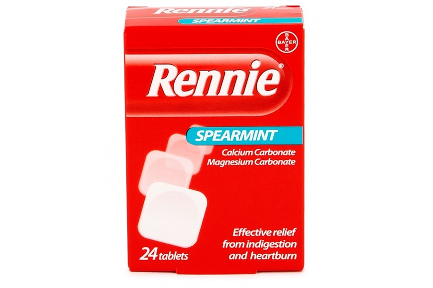 Afectiuni digestive si intestinale - Rennie Spearmint, 24 Comprimate, Bayer, farmacieieftina.ro
