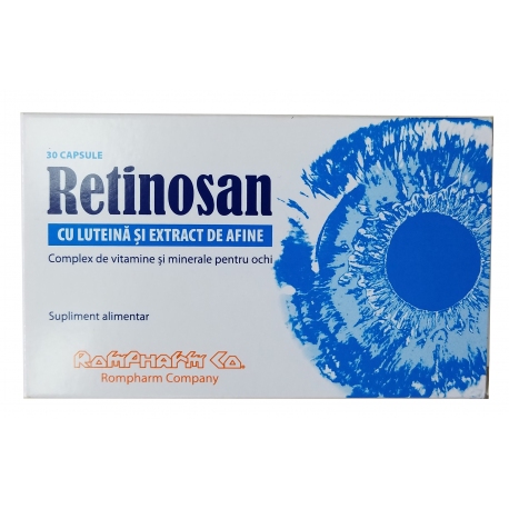 Vitamine pentru ochi - Retinosan 30 cps rompharma, farmacieieftina.ro