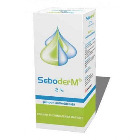 Antimatreata - Seboderm Sampon Antimatreata (Ketoconazol 2%), 125 ml, farmacieieftina.ro