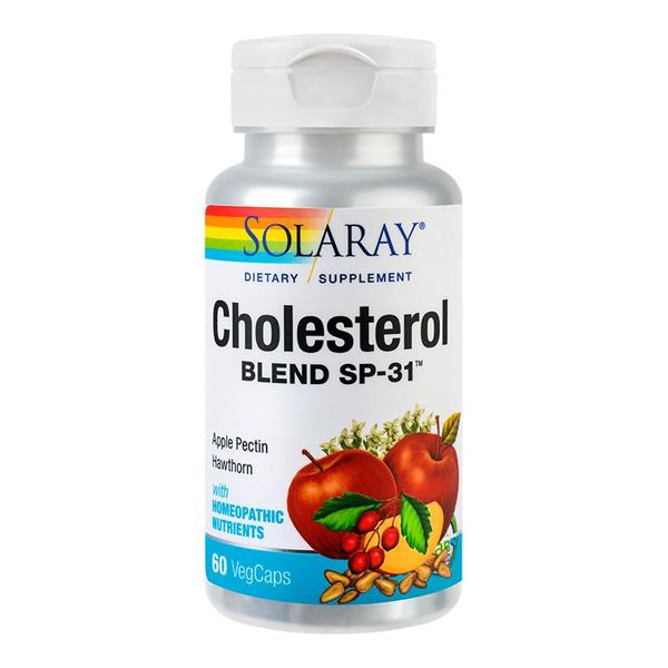 Hepatoprotectoare - Secom Cholesterol Blend 60 capsule Solaray, farmacieieftina.ro