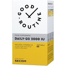 SECOM GOOD ROUTINE DAILY- D3 2000UI X60CPS MOI