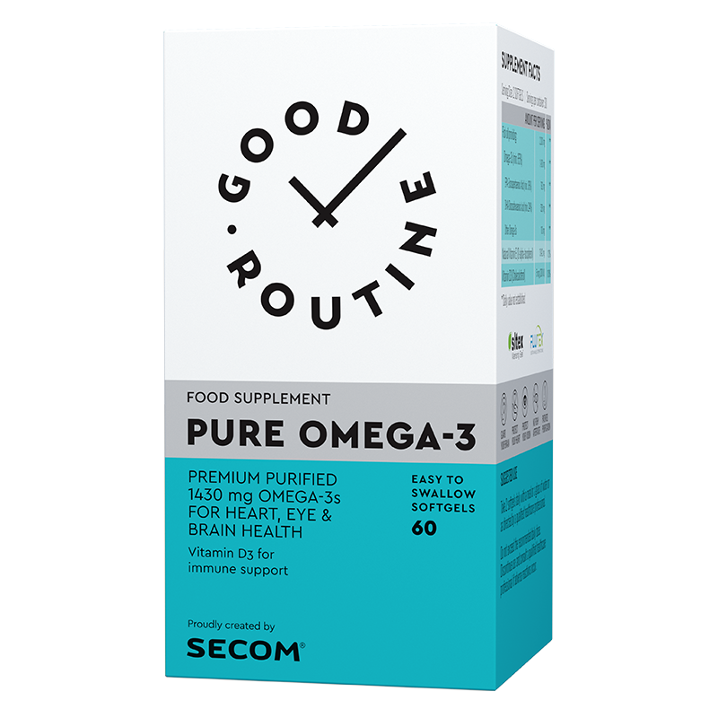 Tonice generale - Secom Good Routine Pure Omega 3, 60 capsule, farmacieieftina.ro