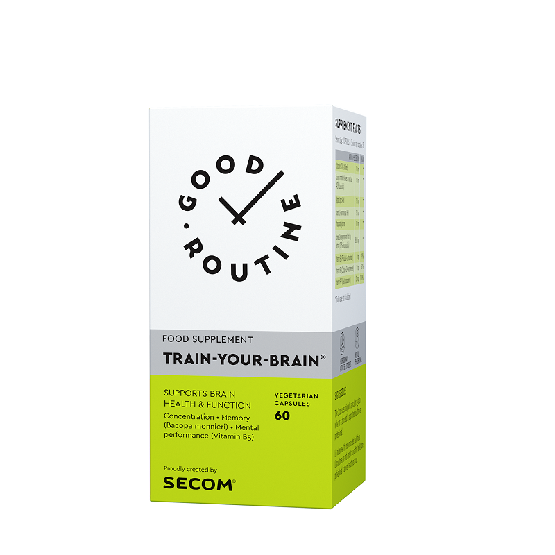 Vitamine, minerale si antioxidanti - Secom good routine train your brain ,60 capsule, farmacieieftina.ro