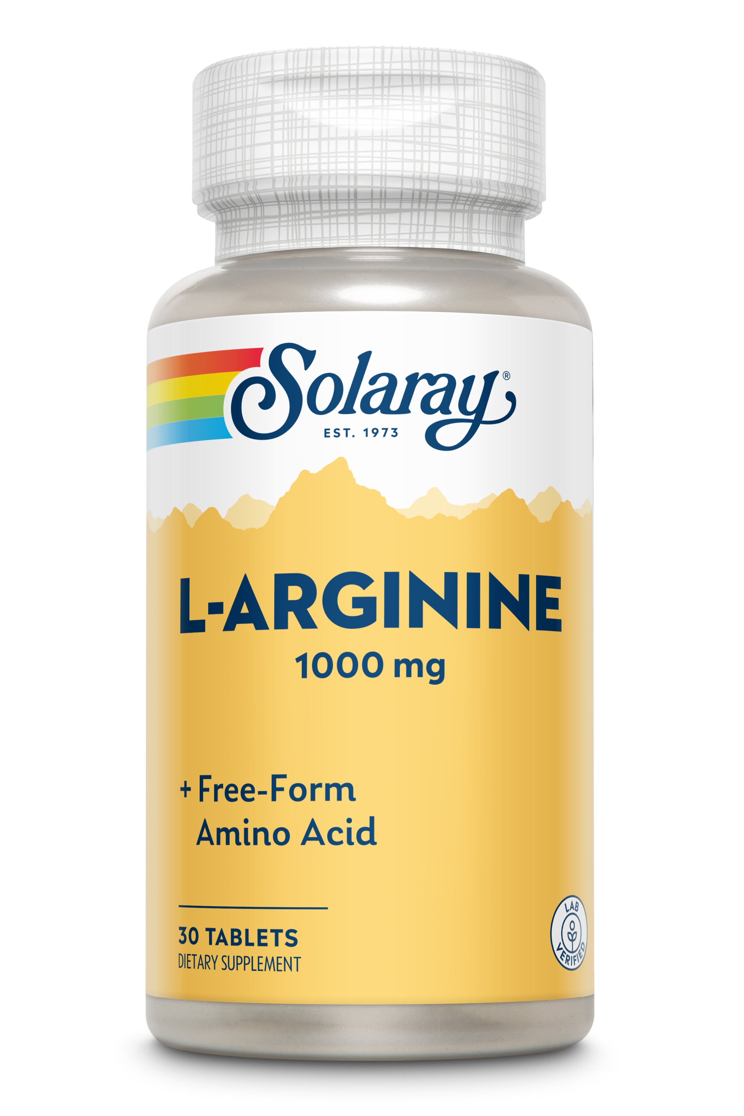 Hepatoprotectoare - Secom L-Arginine 1000 mg , 30 Tablete  Solaray, farmacieieftina.ro