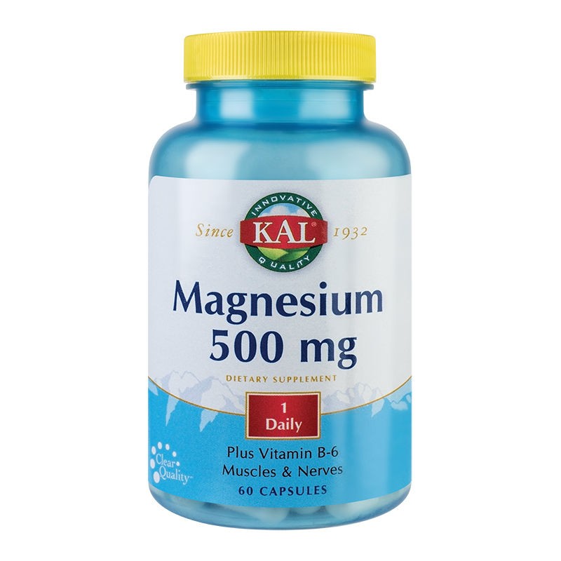 Tulburari de somn, oboseala si stres - Secom Magnesium 500 mg, 60 comprimate, farmacieieftina.ro