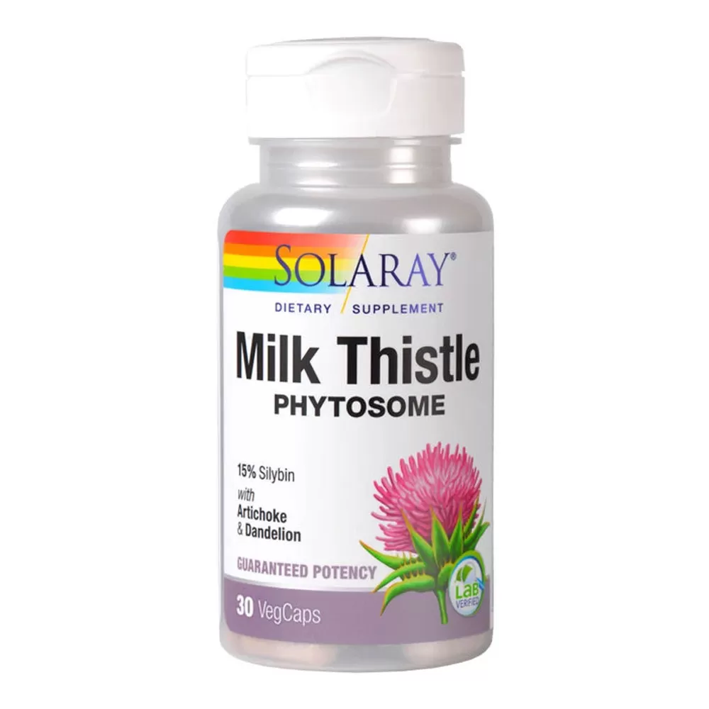Hepatoprotectoare - Secom Milk Thistle Phytosome 30 Capsule, farmacieieftina.ro