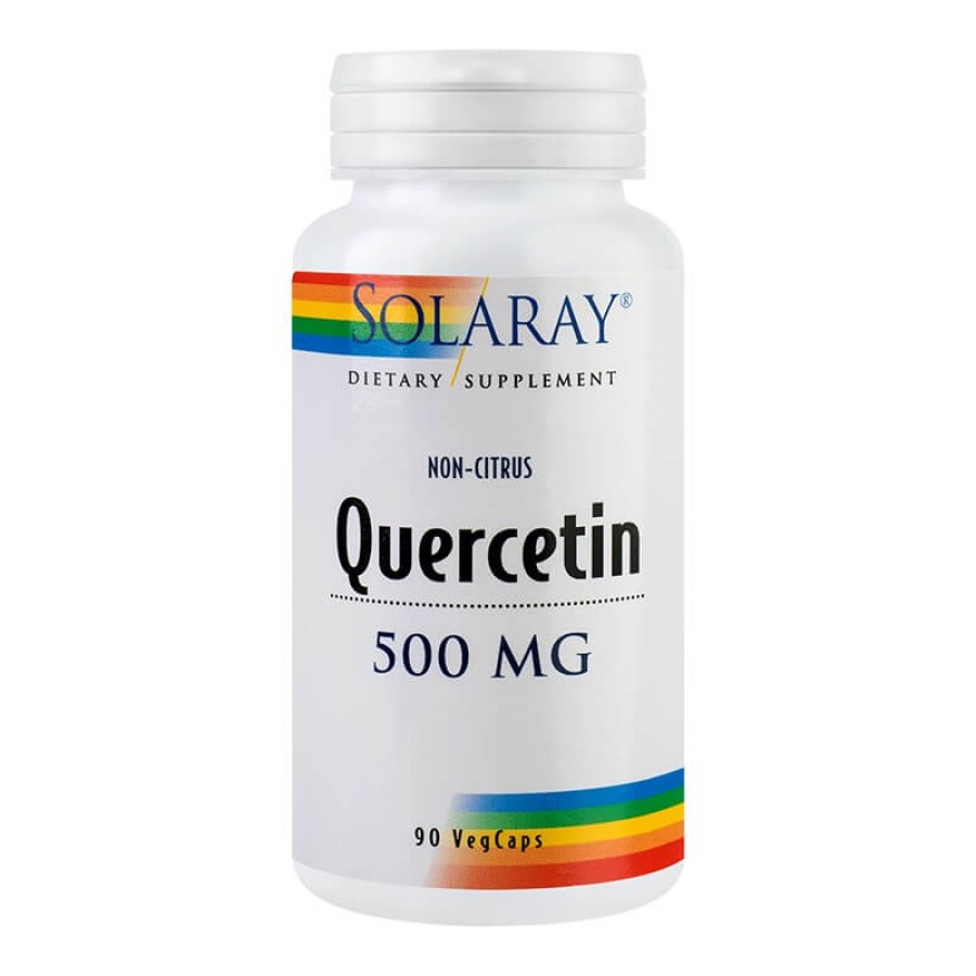 Afectiuni respiratorii - Secom Quercetin 500 mg, 90 Capsule, farmacieieftina.ro