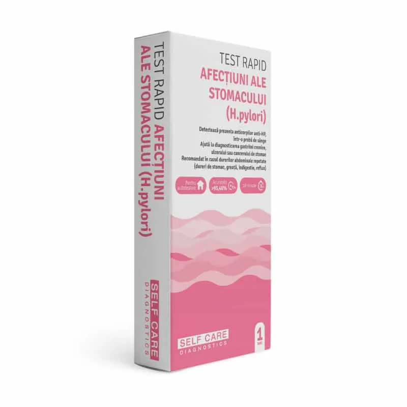 Self Care Test Afectiuni Ale Stomacului - Helicobacter Pylori