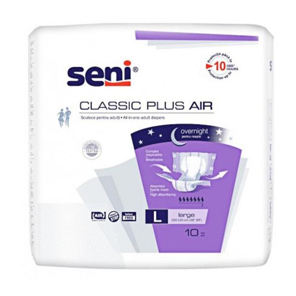 Scutece si cearsafuri - Seni Classic Plus Air Large A10, farmacieieftina.ro