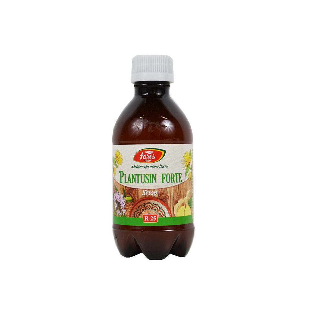 Tuse - Sirop Plantusin, 250 ml, Fares, farmacieieftina.ro