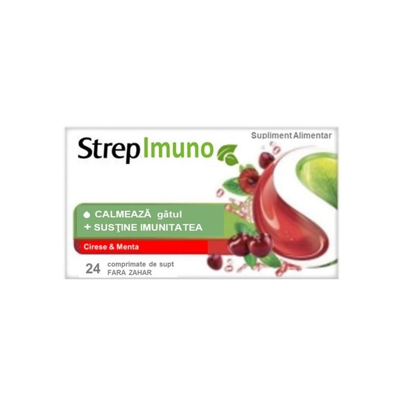 Strepimuno Cirese Menta si Coacaze 24 Cp