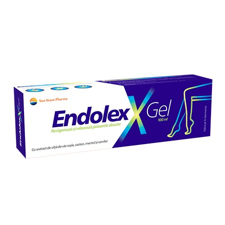 Afectiuni ale circulatiei - Endolex Gel, 100ml, Sun Wave Pharma, farmacieieftina.ro