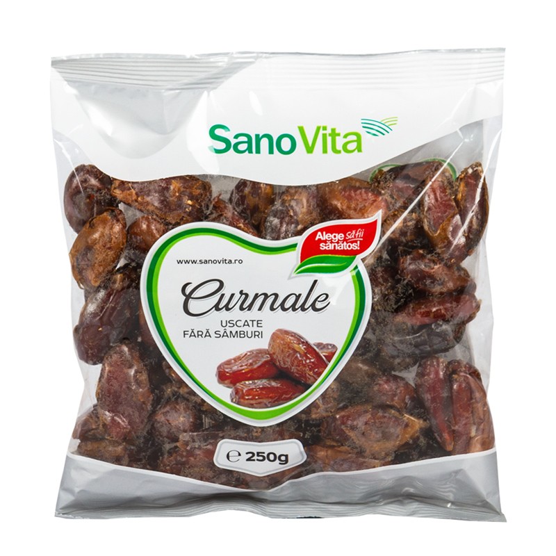 Aport de vitamine si minerale - Sv Curmale fara Samburi 250 gr, farmacieieftina.ro