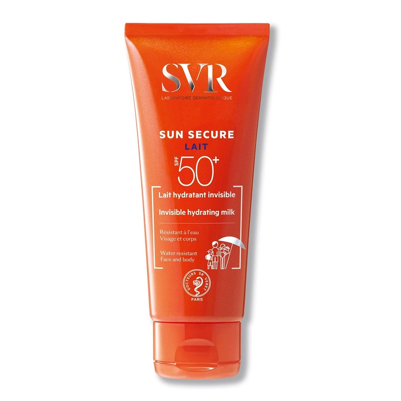 Produse pentru plaja - SVR Lapte hidratant SPF 50+ Sun Secure, 250 ml,, farmacieieftina.ro