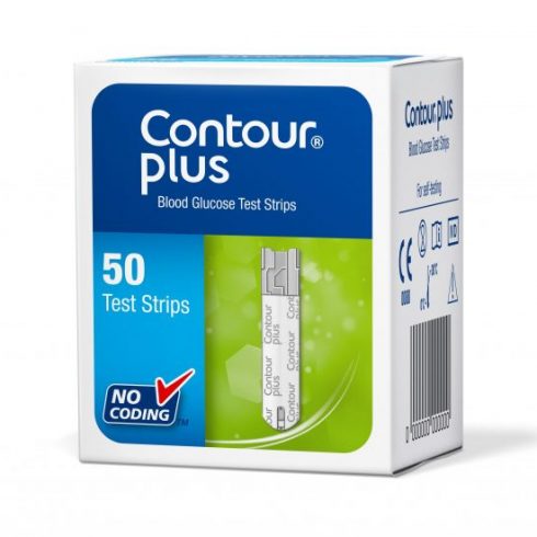 Teste glicemie - Teste Glicemie Contour Plus, 50 buc, farmacieieftina.ro