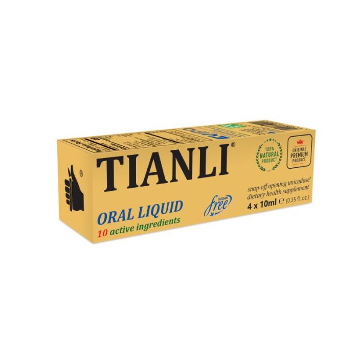 Tonice sexuale - Tianli Solutie Orala 4 Fl x 10 ml, farmacieieftina.ro