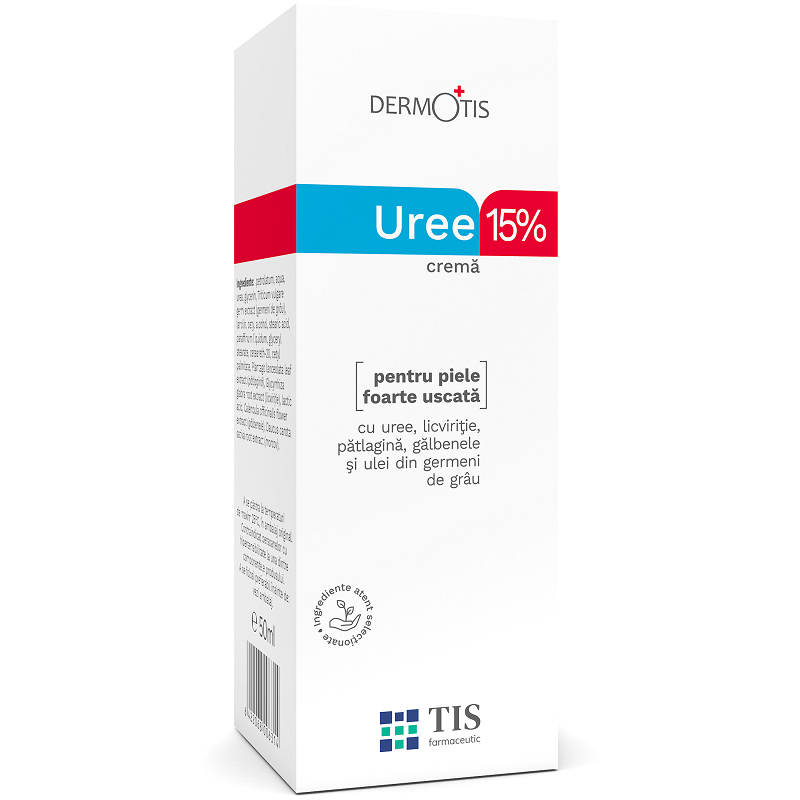 Piele uscata - Tis Crema cu Uree 15% 50ml, farmacieieftina.ro
