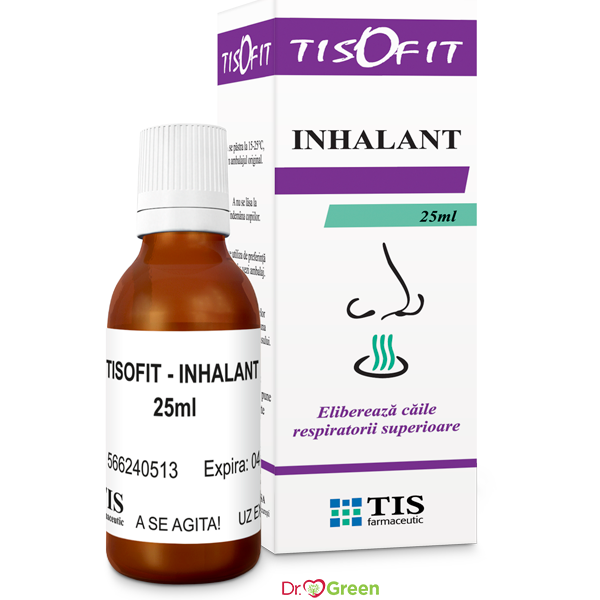 Nas infundat - Inhalant Tisofit, 25 ml, Tis Farmaceutic, farmacieieftina.ro