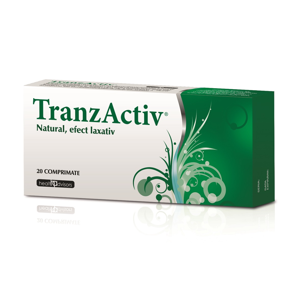 Constipatie - Tranzactiv, 20 Comprimate, Health Advisors, farmacieieftina.ro