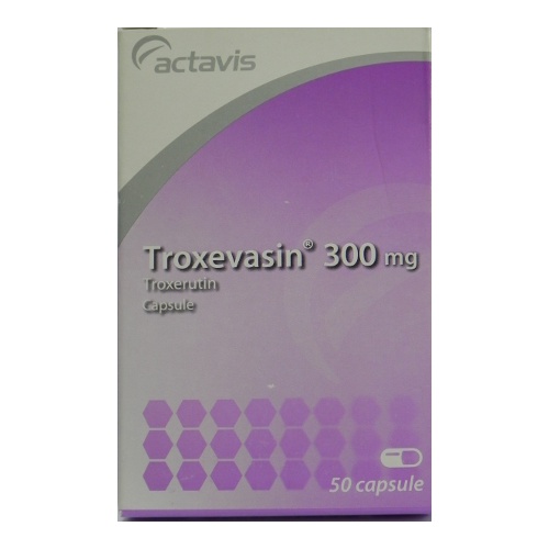 Afectiuni ale circulatiei - Troxevasin, 300 mg, 50 Capsule, Actavis, farmacieieftina.ro