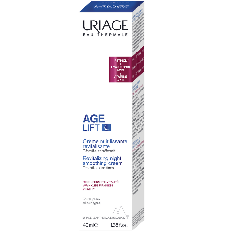 Creme anti-age - Uriage 65165503 Crema Detox Revitalizanta de  Noapte Age Lift, 40 ml,, farmacieieftina.ro
