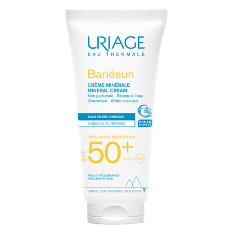 Produse pentru plaja - Uriage  Bariesun Crema Minerala Protectie Solara Spf50+    100ml  65142252, farmacieieftina.ro