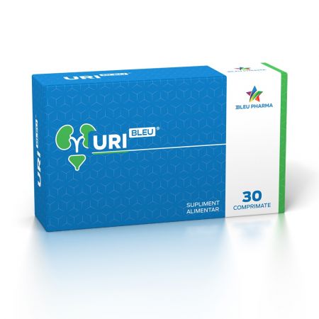 Afectiuni renale si urologice  - Uribleu, 30 Comprimate, Bleu Pharma, farmacieieftina.ro