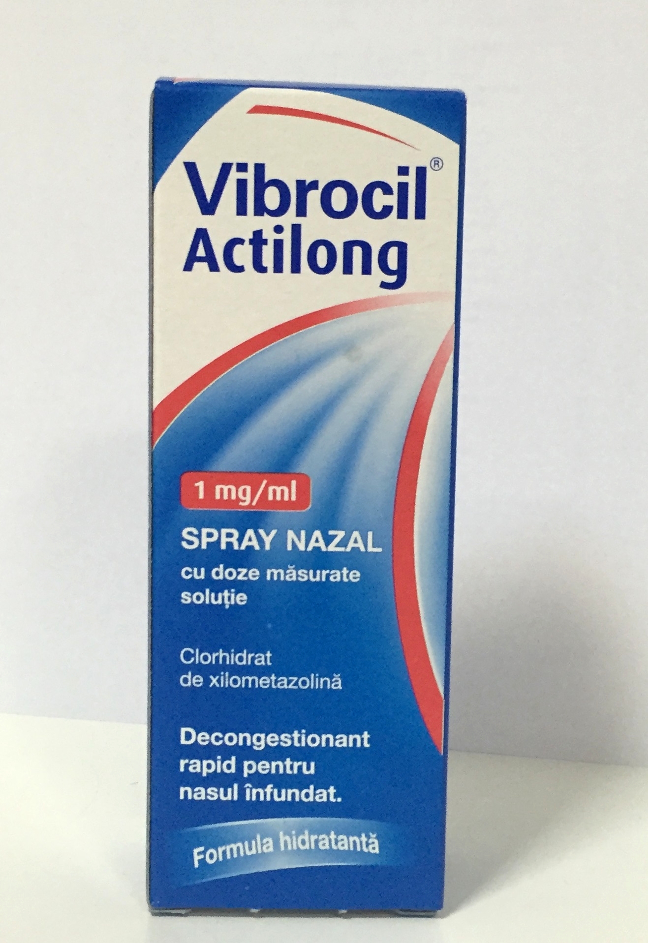 Nas infundat - Vibrocil Actilon G Spray Nazal, Soluţie, 1mg/ml, 10 ml, Gsk, farmacieieftina.ro