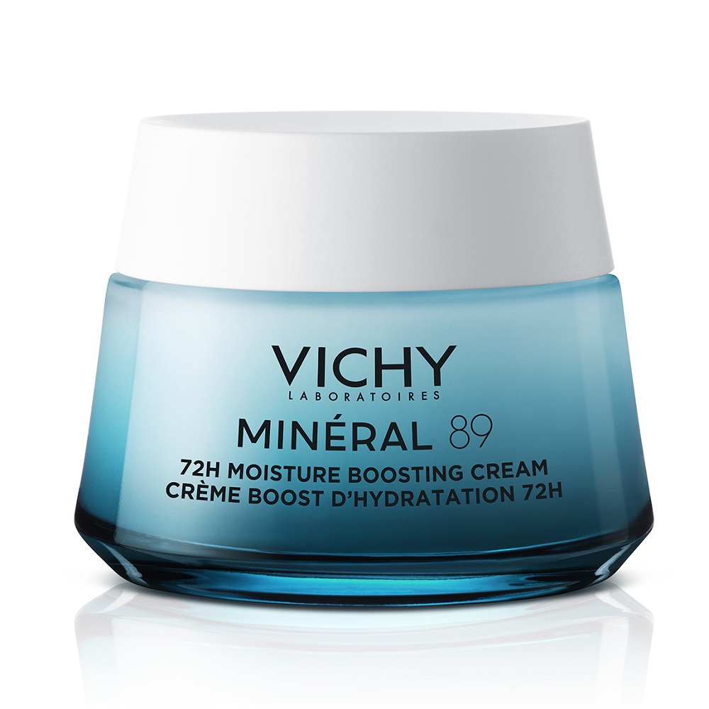 Creme anti-age - Vichy Crema Intens Hidratanta 72h pentru Toate Tipurile de Ten Mineral 89, 50 ml, farmacieieftina.ro