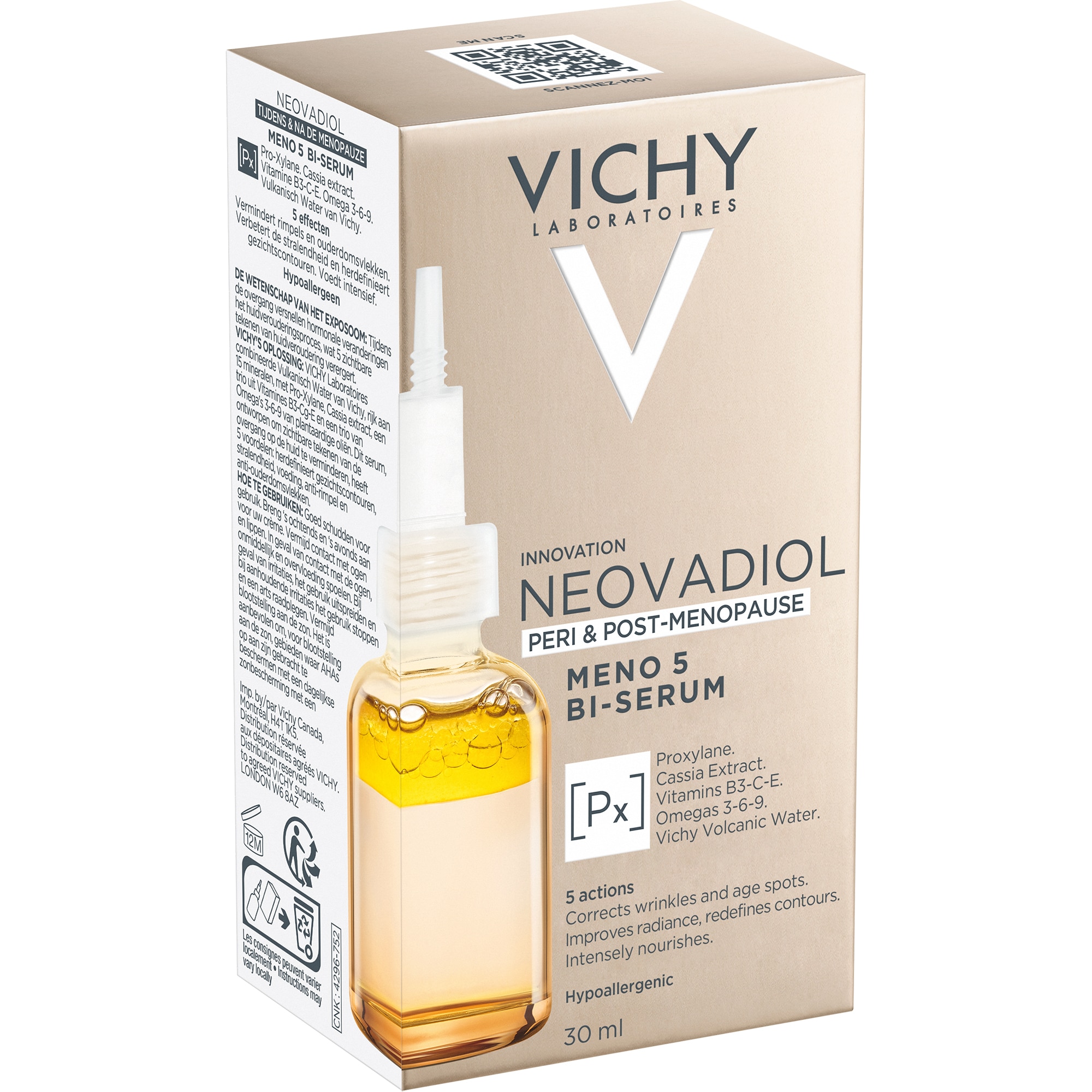 Creme anti-age - Vichy Neovadiol Peri & Post Menopause Serum Bifazic 5, 30 ml,  420900, farmacieieftina.ro